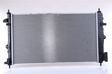 NISSENS Radiator 10515153 Cooling fins material: Aluminium, Core Depth [mm]: 26, Core Length [mm]: 680, Core Width [mm]: 397, Inlet O [mm]: 34, Outlet O [mm]: 38,5, Radiator type: Brazed cooling fins, Supplementary Article/Info 2: without expansion tank, Supplementary Article/Supplementary Info: with oil cooler, without gasket/seal, Water Tank Material (radiator): Plastic Technical Information: Radiator with 5mm system-Advanced technology with higher power effect 3.