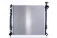 NISSENS Radiator 10513994 Cooling fins material: Aluminium, Core Depth [mm]: 26, Core Length [mm]: 510, Core Width [mm]: 480, Inlet O [mm]: 35, Outlet O [mm]: 35, Radiator type: Brazed cooling fins, Water Tank Material (radiator): Plastic 1.