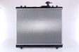 NISSENS Radiator 10657089 Cooling fins material: Aluminium, Core Depth [mm]: 16, Core Length [mm]: 400, Core Width [mm]: 517, Radiator type: Brazed cooling fins, Supplementary Article/Supplementary Info: with oil cooler, Water Tank Material (radiator): Plastic Technical Information: Radiator with 5mm system-Advanced technology with higher power effect 3.