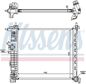 NISSENS Radiator 10657067 For air -conditioned/climate -free vehicles with an automatic manual
Cooling fins material: Aluminium, Core Depth [mm]: 26, Core Length [mm]: 468, Core Width [mm]: 409, Inlet O [mm]: 38,5, Outlet O [mm]: 38,5, Radiator type: Brazed cooling fins, Supplementary Article/Info 2: without cap, without expansion tank, Supplementary Article/Supplementary Info: with oil cooler, without gasket/seal, Water Tank Material (radiator): Plastic 6.