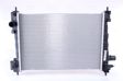 NISSENS Radiator 10515156 Cooling fins material: Aluminium, Core Depth [mm]: 16, Core Length [mm]: 520, Core Width [mm]: 368, Inlet O [mm]: 34, Outlet O [mm]: 34, Radiator type: Brazed cooling fins, Supplementary Article/Info 2: without cap, without expansion tank, Supplementary Article/Supplementary Info: with gaskets/seals, Water Tank Material (radiator): Plastic 1.