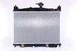NISSENS Radiator 10657330 Cooling fins material: Aluminium, Core Depth [mm]: 16, Core Length [mm]: 350, Core Width [mm]: 516, Inlet O [mm]: 28, Outlet O [mm]: 28, Radiator type: Brazed cooling fins, Supplementary Article/Info 2: without expansion tank, Supplementary Article/Supplementary Info: with oil cooler, without gasket/seal, Water Tank Material (radiator): Plastic Technical Information: Radiator with 5mm system-Advanced technology with higher power effect 2.