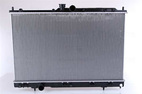 NISSENS Radiator 10657243 Cooling fins material: Aluminium, Core Depth [mm]: 26, Core Length [mm]: 425, Core Width [mm]: 688, Radiator type: Brazed cooling fins, Water Tank Material (radiator): Plastic 1.