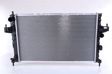NISSENS Radiator 10657393 Cooling fins material: Aluminium, Core Depth [mm]: 32, Core Length [mm]: 597, Core Width [mm]: 368, Inlet O [mm]: 34, Outlet O [mm]: 34, Radiator type: Brazed cooling fins, Supplementary Article/Info 2: without expansion tank, Supplementary Article/Supplementary Info: with gaskets/seals, Water Tank Material (radiator): Plastic 1.