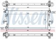 NISSENS Radiator 10657373 Cooling fins material: Aluminium, Core Depth [mm]: 40, Core Length [mm]: 780, Core Width [mm]: 368, Inlet O [mm]: 35, Outlet O [mm]: 35, Radiator type: Brazed cooling fins, Supplementary Article/Info 2: without cap, without expansion tank, Supplementary Article/Supplementary Info: with gaskets/seals, Water Tank Material (radiator): Plastic 6.