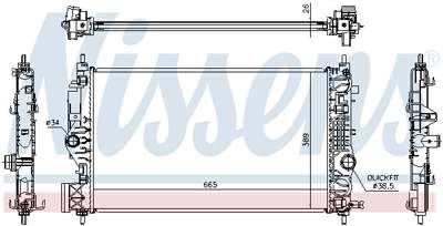NISSENS Radiator