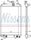 NISSENS Radiator 10657229 Cooling fins material: Aluminium, Core Depth [mm]: 16, Core Length [mm]: 450, Core Width [mm]: 318, Inlet O [mm]: 28, Outlet O [mm]: 28, Radiator type: Brazed cooling fins, Supplementary Article/Info 2: with cap, without expansion tank, Supplementary Article/Supplementary Info: with oil cooler, without gasket/seal, Water Tank Material (radiator): Plastic Technical Information: Radiator with 5mm system-Advanced technology with higher power effect 6.
