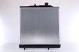 NISSENS Radiator 10657313 Cooling fins material: Aluminium, Core Depth [mm]: 16, Core Length [mm]: 373, Core Width [mm]: 398, Radiator type: Brazed cooling fins, Supplementary Article/Supplementary Info: with oil cooler, Water Tank Material (radiator): Plastic 2.