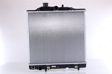 NISSENS Radiator 10657313 Cooling fins material: Aluminium, Core Depth [mm]: 16, Core Length [mm]: 373, Core Width [mm]: 398, Radiator type: Brazed cooling fins, Supplementary Article/Supplementary Info: with oil cooler, Water Tank Material (radiator): Plastic 1.