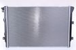NISSENS Radiator 10657444 Cooling fins material: Aluminium, Core Depth [mm]: 32, Core Length [mm]: 650, Core Width [mm]: 434, Inlet O [mm]: 32,5, Outlet O [mm]: 32,5, Radiator type: Brazed cooling fins, Supplementary Article/Info 2: without cap, without expansion tank, Supplementary Article/Supplementary Info: with gaskets/seals, Water Tank Material (radiator): Plastic Technical Information: Radiator with 5mm system-Advanced technology with higher power effect 4.
