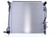 NISSENS Radiator 10698286 Cooling fins material: Aluminium, Core Depth [mm]: 26, Core Length [mm]: 485, Core Width [mm]: 483, Radiator type: Brazed cooling fins, Water Tank Material (radiator): Plastic 1.