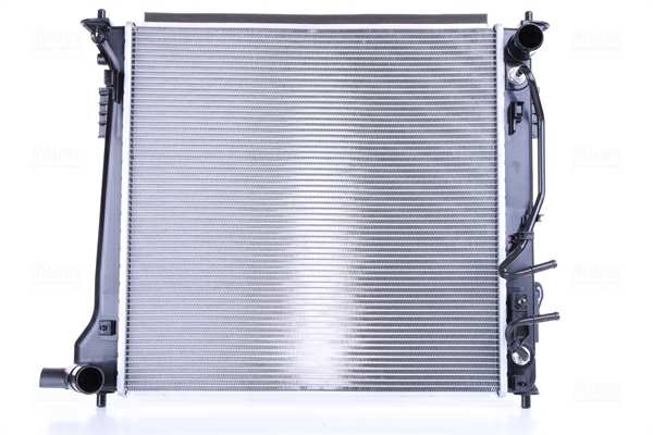 NISSENS Radiator 10698286 Cooling fins material: Aluminium, Core Depth [mm]: 26, Core Length [mm]: 485, Core Width [mm]: 483, Radiator type: Brazed cooling fins, Water Tank Material (radiator): Plastic 1.