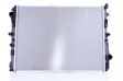 NISSENS Radiator 10698300 Cooling fins material: Aluminium, Core Depth [mm]: 26, Core Length [mm]: 640, Core Width [mm]: 488, Inlet O [mm]: 38,5, Outlet O [mm]: 38,5, Radiator type: Brazed cooling fins, Supplementary Article/Info 2: without cap, without expansion tank, Supplementary Article/Supplementary Info: with gaskets/seals, Water Tank Material (radiator): Plastic 2.