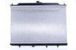 NISSENS Radiator 11243532 Cooling fins material: Aluminium, Core Depth [mm]: 16, Core Length [mm]: 450, Core Width [mm]: 688, Inlet O [mm]: 36, Outlet O [mm]: 36, Radiator type: Brazed cooling fins, Supplementary Article/Info 2: with cap, without expansion tank, Supplementary Article/Supplementary Info: without gasket/seal, Water Tank Material (radiator): Plastic 3.