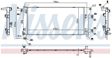 NISSENS Radiator 11243459 Cooling fins material: Aluminium, Core Depth [mm]: 12, Core Length [mm]: 635, Core Width [mm]: 308, Inlet O [mm]: 19, Outlet O [mm]: 19, Radiator type: Brazed cooling fins, Supplementary Article/Info 2: without cap, without expansion tank, Supplementary Article/Supplementary Info: with gaskets/seals, Water Tank Material (radiator): Plastic 3.