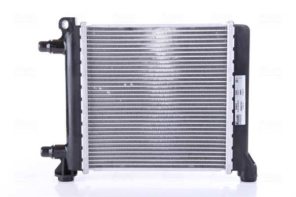 NISSENS Radiator 11243149 Cooling fins material: Aluminium, Core Depth [mm]: 26, Core Length [mm]: 195, Core Width [mm]: 202, Inlet O [mm]: 16,3, Outlet O [mm]: 16,3, Radiator type: Brazed cooling fins, Supplementary Article/Info 2: without cap, without expansion tank, Supplementary Article/Supplementary Info: with gaskets/seals, Water Tank Material (radiator): Plastic 1.