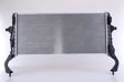 NISSENS Radiator 11119120 Cooling fins material: Aluminium, Core Depth [mm]: 32, Core Length [mm]: 650, Core Width [mm]: 296, Inlet O [mm]: 35, Outlet O [mm]: 35, Radiator type: Brazed cooling fins, Supplementary Article/Info 2: without expansion tank, Supplementary Article/Supplementary Info: without gasket/seal, Water Tank Material (radiator): Plastic 2.