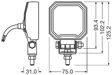 OSRAM Work light 11392990 LEDRIVING® CUBE WL VX80-WD, 12/24V, 12W, 1 pcs/box
Lamp Type: LED, Vehicle Main Current: for vehicles with 12V main current, Rated Power [W]: 13,2, Length [mm]: 75,8, Width [mm]: 31, Height [mm]: 125,2, Mounting Type: Bolted, Range to [m]: 47 3.