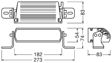 OSRAM LED-Lichtbrücke 11392898 LEDRIVING® LIGHTBAR FX125-SP GEN 2, 12/24 V, 18W, 1 PCS/Box
Lampenart: LED, Bordnetzausführung: für Fahrzeuge mit 12V Bordnetz, Nennleistung [W]: 17,6, erfüllt ECE-Norm: R10 R149, Länge [mm]: 54, Breite [mm]: 83, Höhe [mm]: 182, Montageart: geschraubt 3.