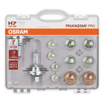 OSRAM Glühlampen-Set 11392886 Truckstar® Pro H7 Box
Lampenart: H7, Spannung [V]: 24, Gebindeart: Box
Kann aus Gründen der Qualitätssicherung nicht zurückgenommen werden!