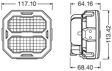 OSRAM Arbeitsscheinwerfer 11392977 LEDRiving® Cube PX3500 Ultra breit, 12/24 V, 33W, 1 dB/Doboz
Lampenart: LED, Nennspannung [V]: 12, 24, Nennleistung [W]: 35, Lichtstrom [lm]: 3500, Farbtemperatur [K]: 6000, Leuchtweite [m]: 55, erfüllt ECE-Norm: R10, Montageart: geschraubt 2.