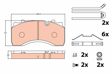 TRW Brake pad for disc brake (cargo) 10953401 Brake System: WABCO PAN 19-2, Length [mm]: 204,5, Height [mm]: 97,0, Thickness [mm]: 30,0, Wear Warning Contact: prepared for wear indicator, Inspection Tag: E9 90R-02A1249/0855, Observe technical data:  
Brake System: WABCO PAN 19-2, Width [mm]: 204,5, Height [mm]: 97,0, Thickness [mm]: 30,0, Wear Warning Contact: prepared for wear indicator, Observe technical data: 2.