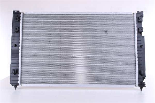 NISSENS Radiator 292083 Aluminum/plastic
Cooling fins material: Aluminium, Core Depth [mm]: 34, Core Length [mm]: 635, Core Width [mm]: 398, Inlet O [mm]: 32, Outlet O [mm]: 32,5, Radiator type: Mechanically jointed cooling fins, Supplementary Article/Info 2: without cap, without expansion tank, Supplementary Article/Supplementary Info: with oil cooler, with gaskets/seals, Water Tank Material (radiator): Plastic 1.