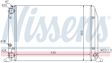 NISSENS Radiator 292063 Cooling fins material: Aluminium, Core Depth [mm]: 34, Core Length [mm]: 430, Core Width [mm]: 322, Inlet O [mm]: 32, Outlet O [mm]: 32, Radiator type: Mechanically jointed cooling fins, Supplementary Article/Info 2: without cap, without expansion tank, Supplementary Article/Supplementary Info: with gaskets/seals, Water Tank Material (radiator): Plastic 6.