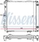 NISSENS Radiator 292936 Aluminum/plastic
Cooling fins material: Aluminium, Core Depth [mm]: 40, Core Length [mm]: 488, Core Width [mm]: 488, Radiator type: Brazed cooling fins, Supplementary Article/Supplementary Info: with oil cooler, Water Tank Material (radiator): Plastic 5.