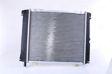 NISSENS Radiator 292910 Cooling fins material: Aluminium, Core Depth [mm]: 40, Core Length [mm]: 410, Core Width [mm]: 368, Inlet O [mm]: 35, Outlet O [mm]: 35, Radiator type: Brazed cooling fins, Supplementary Article/Info 2: without expansion tank, Supplementary Article/Supplementary Info: with oil cooler, with gaskets/seals, Water Tank Material (radiator): Plastic 3.