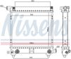 NISSENS Radiator 292850 Cooling fins material: Aluminium, Core Depth [mm]: 40, Core Length [mm]: 295, Core Width [mm]: 338, Inlet O [mm]: 30, Outlet O [mm]: 30, Radiator type: Brazed cooling fins, Supplementary Article/Info 2: without expansion tank, Supplementary Article/Supplementary Info: with oil cooler, with gaskets/seals, Water Tank Material (radiator): Plastic 6.