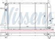 NISSENS Radiator 292668 Cooling fins material: Aluminium, Core Depth [mm]: 34, Core Length [mm]: 604, Core Width [mm]: 398, Inlet O [mm]: 32, Outlet O [mm]: 32, Radiator type: Mechanically jointed cooling fins, Supplementary Article/Info 2: without cap, without expansion tank, Supplementary Article/Supplementary Info: with gaskets/seals, Water Tank Material (radiator): Plastic 5.