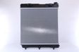 NISSENS Radiator 292897 Cooling fins material: Aluminium, Core Depth [mm]: 40, Core Length [mm]: 472, Core Width [mm]: 499, Inlet O [mm]: 35, Outlet O [mm]: 35, Radiator type: Brazed cooling fins, Supplementary Article/Info 2: with cap, with expansion tank, Supplementary Article/Supplementary Info: without gasket/seal, Water Tank Material (radiator): Plastic 3.