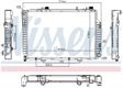 NISSENS Radiator 292881 Aluminum/plastic
Cooling fins material: Aluminium, Core Depth [mm]: 40, Core Length [mm]: 614, Core Width [mm]: 418, Inlet O [mm]: 36, Outlet O [mm]: 36, Radiator type: Brazed cooling fins, Supplementary Article/Info 2: without cap, without expansion tank, Supplementary Article/Supplementary Info: with oil cooler, with gaskets/seals, Water Tank Material (radiator): Plastic 6.