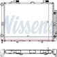 NISSENS Radiator 292924 Aluminum/plastic
Cooling fins material: Aluminium, Core Depth [mm]: 32, Core Length [mm]: 641, Core Width [mm]: 489, Radiator type: Brazed cooling fins, Supplementary Article/Supplementary Info: with oil cooler, Water Tank Material (radiator): Plastic 6.