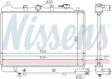NISSENS Radiator 292804 Cooling fins material: Aluminium, Core Depth [mm]: 17, Core Length [mm]: 350, Core Width [mm]: 534, Radiator type: Brazed cooling fins, Water Tank Material (radiator): Plastic 5.