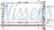 NISSENS Radiator 292772 Aluminum/plastic
Cooling fins material: Aluminium, Core Depth [mm]: 26, Core Length [mm]: 690, Core Width [mm]: 328, Inlet O [mm]: 35, Outlet O [mm]: 35, Radiator type: Brazed cooling fins, Supplementary Article/Info 2: without expansion tank, Supplementary Article/Supplementary Info: with oil cooler, without gasket/seal, Water Tank Material (radiator): Plastic 7.