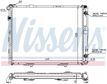 NISSENS Radiator 292933 Aluminum/plastic
Cooling fins material: Aluminium, Core Depth [mm]: 40, Core Length [mm]: 612, Core Width [mm]: 488, Radiator type: Brazed cooling fins, Supplementary Article/Supplementary Info: with oil cooler, Water Tank Material (radiator): Plastic 3.