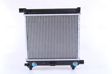 NISSENS Radiator 292850 Cooling fins material: Aluminium, Core Depth [mm]: 40, Core Length [mm]: 295, Core Width [mm]: 338, Inlet O [mm]: 30, Outlet O [mm]: 30, Radiator type: Brazed cooling fins, Supplementary Article/Info 2: without expansion tank, Supplementary Article/Supplementary Info: with oil cooler, with gaskets/seals, Water Tank Material (radiator): Plastic 2.