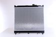 NISSENS Radiator 293617 Cooling fins material: Aluminium, Core Depth [mm]: 26, Core Length [mm]: 377, Core Width [mm]: 488, Inlet O [mm]: 28, Outlet O [mm]: 28, Radiator type: Brazed cooling fins, Supplementary Article/Info 2: with cap, without expansion tank, Supplementary Article/Supplementary Info: without gasket/seal, Water Tank Material (radiator): Plastic 4.