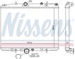 NISSENS Radiator 293361 Aluminum/plastic
Cooling fins material: Aluminium, Core Depth [mm]: 23, Core Length [mm]: 380, Core Width [mm]: 544, Inlet O [mm]: 32, Outlet O [mm]: 42,5, Radiator type: Mechanically jointed cooling fins, Supplementary Article/Info 2: without cap, without expansion tank, Supplementary Article/Supplementary Info: with gaskets/seals, Water Tank Material (radiator): Plastic 6.