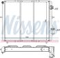 NISSENS Radiator 293521 Cooling fins material: Aluminium, Core Depth [mm]: 34, Core Length [mm]: 460, Core Width [mm]: 398, Inlet O [mm]: 32, Outlet O [mm]: 32, Radiator type: Mechanically jointed cooling fins, Supplementary Article/Info 2: without cap, without expansion tank, Supplementary Article/Supplementary Info: with gaskets/seals, Water Tank Material (radiator): Plastic 6.