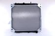 NISSENS Radiator 292977 Cooling fins material: Aluminium, Core Depth [mm]: 26, Core Length [mm]: 510, Core Width [mm]: 599, Inlet O [mm]: 42, Outlet O [mm]: 42, Radiator type: Brazed cooling fins, Supplementary Article/Info 2: with cap, without expansion tank, with frame, Supplementary Article/Supplementary Info: without gasket/seal, Water Tank Material (radiator): Plastic 2.