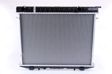 NISSENS Radiator 293224 Cooling fins material: Aluminium, Core Depth [mm]: 32, Core Length [mm]: 424, Core Width [mm]: 588, Inlet O [mm]: 34, Outlet O [mm]: 34, Radiator type: Brazed cooling fins, Supplementary Article/Info 2: without cap, without expansion tank, Supplementary Article/Supplementary Info: with gaskets/seals, Water Tank Material (radiator): Plastic 1.