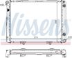 NISSENS Radiator 292964 Aluminum/plastic
Cooling fins material: Aluminium, Core Depth [mm]: 40, Core Length [mm]: 574, Core Width [mm]: 449, Radiator type: Brazed cooling fins, Supplementary Article/Supplementary Info: with oil cooler, Water Tank Material (radiator): Plastic 5.