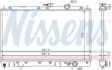 NISSENS Radiator 293026 Cooling fins material: Aluminium, Core Depth [mm]: 16, Core Length [mm]: 375, Core Width [mm]: 658, Inlet O [mm]: 35, Outlet O [mm]: 35, Radiator type: Brazed cooling fins, Supplementary Article/Info 2: without expansion tank, Supplementary Article/Supplementary Info: without gasket/seal, Water Tank Material (radiator): Plastic 6.
