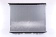 NISSENS Radiator 293224 Cooling fins material: Aluminium, Core Depth [mm]: 32, Core Length [mm]: 424, Core Width [mm]: 588, Inlet O [mm]: 34, Outlet O [mm]: 34, Radiator type: Brazed cooling fins, Supplementary Article/Info 2: without cap, without expansion tank, Supplementary Article/Supplementary Info: with gaskets/seals, Water Tank Material (radiator): Plastic 2.