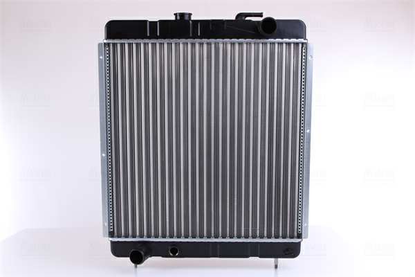 NISSENS Radiator 293332 Cooling fins material: Aluminium, Core Depth [mm]: 35, Core Length [mm]: 470, Core Width [mm]: 470, Radiator type: Mechanically jointed cooling fins, Water Tank Material (radiator): Plastic 1.
