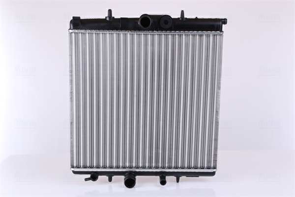 NISSENS Radiator 293354 Cooling fins material: Aluminium, Core Depth [mm]: 23, Core Length [mm]: 380, Core Width [mm]: 415, Inlet O [mm]: 32, Outlet O [mm]: 32, Radiator type: Mechanically jointed cooling fins, Supplementary Article/Info 2: without expansion tank, Supplementary Article/Supplementary Info: without gasket/seal, Water Tank Material (radiator): Plastic 1.