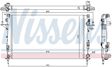 NISSENS Radiator 293421 Aluminum/plastic
Cooling fins material: Aluminium, Core Depth [mm]: 34, Core Length [mm]: 673, Core Width [mm]: 416, Inlet O [mm]: 32, Outlet O [mm]: 32, Radiator type: Mechanically jointed cooling fins, Supplementary Article/Info 2: without cap, without expansion tank, Supplementary Article/Supplementary Info: with gaskets/seals, Water Tank Material (radiator): Plastic 6.